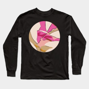 Original abstract modern minimalist design art Long Sleeve T-Shirt